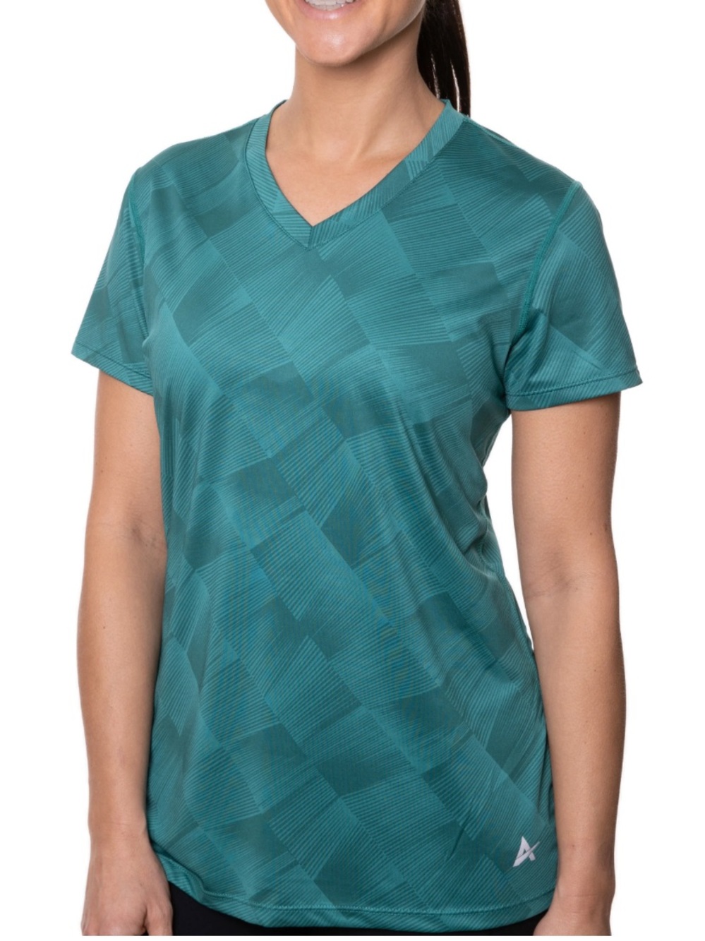 Arctic Cool Women’s Short Sleeve V-Neck Tee in Kelly Green